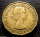 United Kingdom 1957 3 Pence Elizabeth Ii Tudor Portcullis Planchet Flaw Coin UK (Great Britain) photo 1