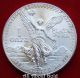 Mexico Silver Coin 1 Oz 1983 Libertad.  999 Fine Winged Victoria Eagle Snake Unc Mexico photo 2