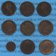 One Penny 1889 - 1919 8x & 1x Farthing 1888 All In Coinsafes,  Fine UK (Great Britain) photo 2