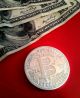 1x Bitcoin Silver Plated Coin 1 Troy Ounce Qr Code 2014 Design Btc Medallion Coins: World photo 2