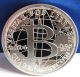 1x Bitcoin Silver Plated Coin 1 Troy Ounce Qr Code 2014 Design Btc Medallion Coins: World photo 5