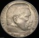 German Nazi Silver Coin 5 Rm 1937 D Big Swastika Germany photo 1