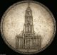 German Nazi Silver Coin 5 Rm 1934 F Garrison Church,  2 Swastikas Germany photo 1