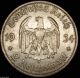 German Nazi Silver Coin 2 Rm 1934 G Garrison Church,  4 Swastikas W/d Germany photo 1