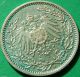 German Empire Silver Coin 1918 A 1/2 Mark Patina Germany photo 1