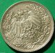 German Empire Silver Coin 1917 E 1/2 Mark Germany photo 1