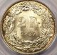 1937 - B Switzerland 2 Franc 2f Coin - Pcgs Ms65 Europe photo 3