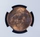 1966 Ireland 1/2 Penny Ngc Ms 63 Rb Unc Bronze Europe photo 3