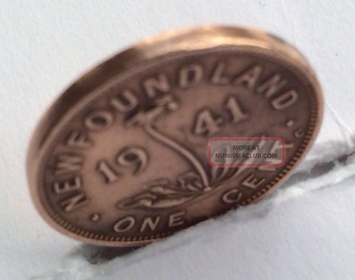 1941 George Vi Newfoundland One Cent Coin 1941-george-vi-newfoundland-one-cent-coin