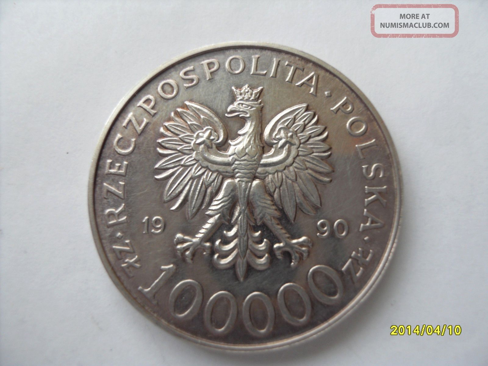 Poland 100 000 Zl Solidarnosc 1990 Silver poszukiwane-5-z-otych-z-b-dem-za-200-z-podstawowe-destrukty-monety-5