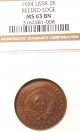 Rare 1 Year Large Type Ngc Ms63 Russian Copper Coin 1924 Soviet Russia 2 Kop Russia photo 2