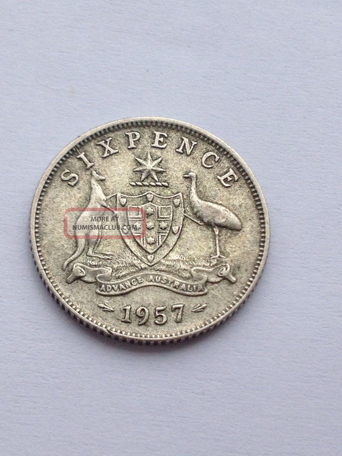 Australia 1957 - Six Pence (silver) Australia photo