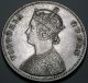 India (brtish - Colony) 1 Rupee 1862 - Silver - Queen Victoria India photo 1