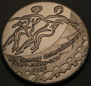 Ukraine 2 Hryvni 2001 - Copper/nickel/zinc - Olympics Salt Lake City,  2002 - Aunc photo