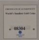 2001 Liberia $25.  00.  999 Gold Proof Coin Only 20,  000 Minted By American Coins: World photo 2