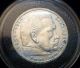 Extremely Rare 1939 German 5 Mark Silver Coin With Swastika And C.  O.  A. Germany photo 1