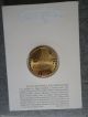 1991 Franklin Christmas Card With Bronze Coin By Eillen Rudisill Coins: World photo 4