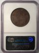 1882 - A Greece 10 Lepta Ngc Ms62 - Rare Bu Coin Europe photo 2