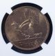 1950 Ireland 1 Penny Ngc Unc Details Bronze Europe photo 3