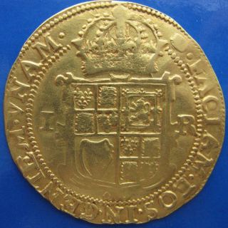 Great Britain,  James 1 Unite (20 Shillings) 1603 - 1625 Spink 2619 Gold photo