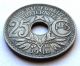 French Coin.  1918 Liberte Egalite Fraternite.  25 Cmes.  Very Europe photo 2