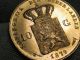 Unc.  1879 Gold Netherlands 10 Gulden.  6.  73 Gr.  Agw.  1947 Oz.  0.  900 Gold Coins: World photo 5