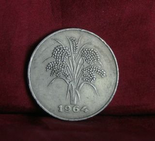 10 Dong 1964 Viet Nam Copper Nickel World Coin Km8 Asia Rice Stalks photo