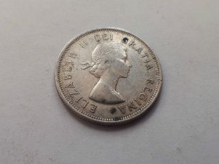 Canada Elizabeth Ii 25 Cents 1962 Silver (2335b) photo