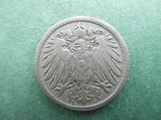 Germany - German Empire 1900g 5 Pfennig Coin - Real Coin - Real Km 11 photo