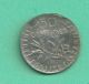 France 1917 50 Centimes Silver Brilliant Aaa11 Europe photo 1