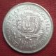 Dominican Republic 1963 Peso Silver Coin (low Mintage) North & Central America photo 1
