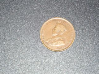 1922 Australian Penny Copper photo
