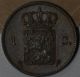 1876 Au Netherlands Copper 1 Cent (king Willem Iii) Coin Europe photo 1