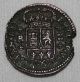 Authentic Spanish Coin - Felipe V - 2 Maravedis Of Barcelona 1720 Europe photo 1