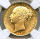 1881 S Ngc Au58 Australia Gold 1sov Sovereign Sydney Shield British Australia photo 1