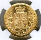 1881 S Ngc Au58 Australia Gold 1sov Sovereign Sydney Shield British Australia photo 3