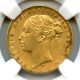 1873 S Ngc Au 58 Australia Gold Sovereign St.  George Australia photo 1