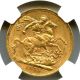 1873 S Ngc Au 58 Australia Gold Sovereign St.  George Australia photo 2
