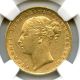 1883 S Ngc Au53 Australia Gold Sovereign St.  George Australia photo 1