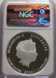 Ngc 2014 P Australia Lunar Year Of Horse Colorized $1 Pf69 First 500 Silver 1oz: Silver photo 1