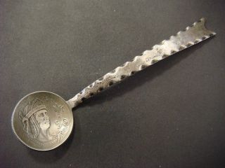 Coin Spoon - 1951 Mexico 50 Centavos photo