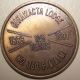 Canawacta Lodge No.  360.  F.  & A.  M.  1866 125 Years 1991 - Masonic Medal Exonumia photo 1