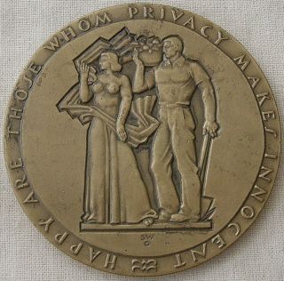 Society Of Medalists Issue No.  34,  1946 By Sidney Waugh photo