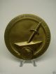 Huge 100mm Excalibur Sword Of Leaders Award Bronze Medal,  T.  Warwick Exonumia photo 4