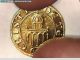 2rooks Freemason Masonic Gold Color Medal Horse & 2 Knights Coin Gift Exonumia photo 2