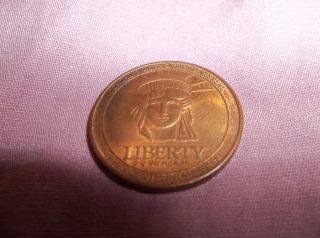 1886 - 1986 Sears Statue Of Liberty Coin Made W/authentic Statue Of Liberty Copper photo