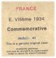 France - Comm.  Medal 1934 - Willeme President Du Syndicat De La Presse Exonumia photo 2