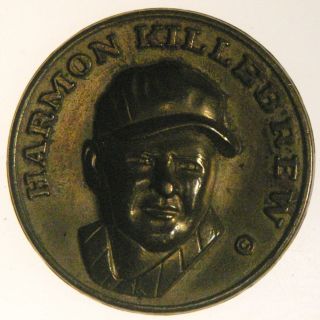 Personal Medal 1969 Baseball Centennial 1969 Harmon Killebrew Abr photo