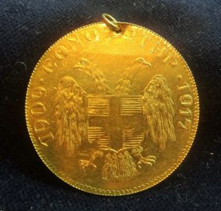 Greece Crete / 1909 - 1917 Gold Medal El.  K.  Venizelos - 12,  80 Gr K24 photo