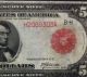 1914 $5 Fed Reserve Red Seal St Louis Note - Graded By Pmg As 25 Very Fine Large Size Notes photo 5